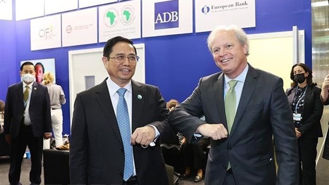 范明正总理会见世界银行常务董事阿克塞尔·冯·托森伯格。