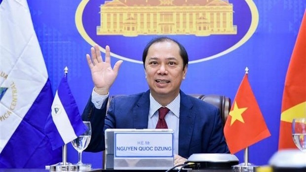 资料图：越南外交部副部长阮国勇。（图片来源：越通社）