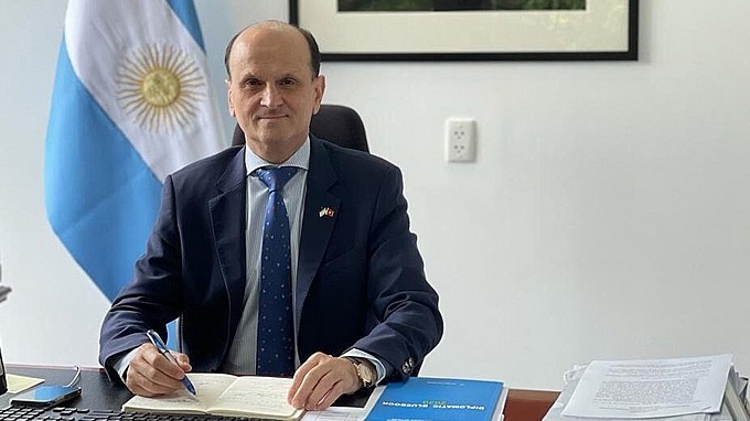 阿根廷驻越大使路易斯·巴勃罗·玛丽亚。