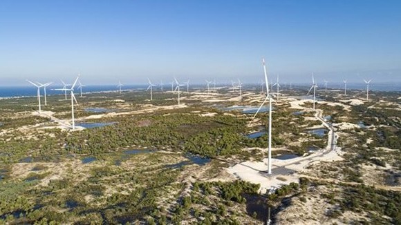 功率252兆瓦的B&T集群风电场竣工。