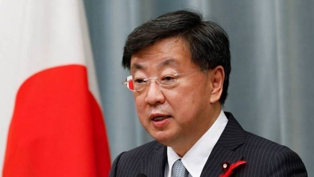 日本内阁官房长官松野博一（Hirokazu Matsuno）。