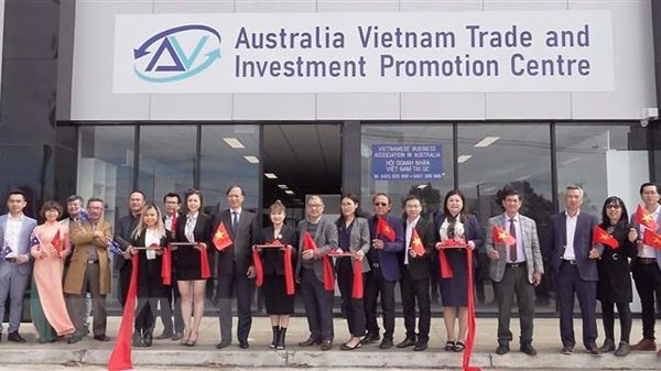 越澳投资与贸易促进中心成立剪彩仪式。（图片来源：越通社）