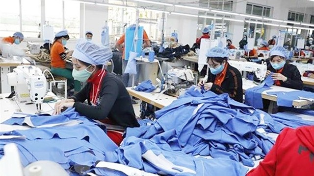 附图：纺织业促进了对许多市场的出口。