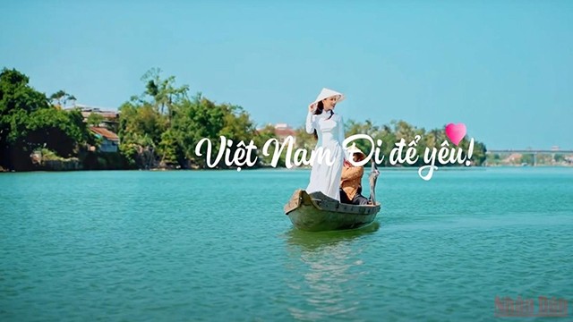 “越南：去就爱！ ——充分享受在越南的每一刻”视频界面图。