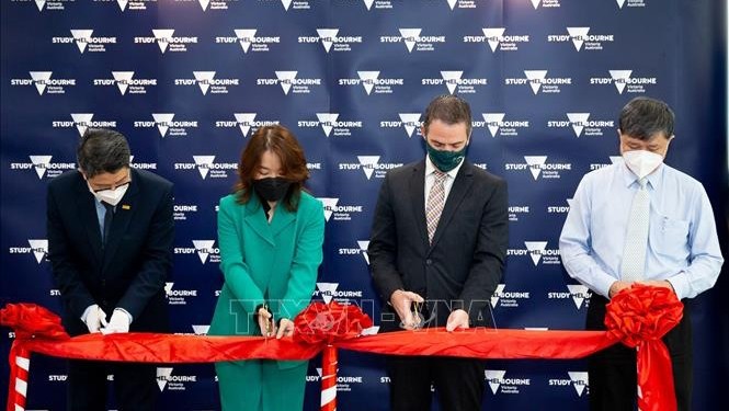 澳大利亚维多利亚州留学墨尔本组织在胡志明市墨尔本教育中心正式成立。