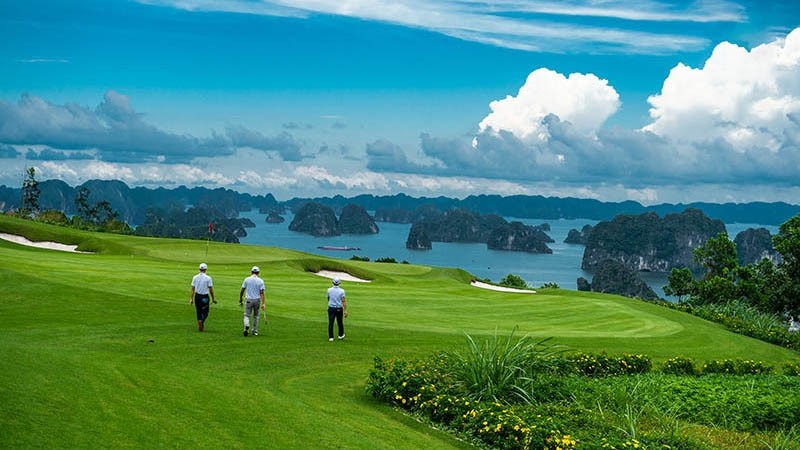 越南的高尔夫旅游在后疫情时代可能成为吸引外国游客最多的市场之一。（图片来源：vietnamnet.vn）