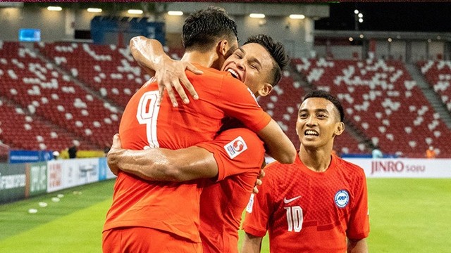 2020年“铃木杯”东南亚男足锦标赛:新加坡队主场3-0击败缅甸队