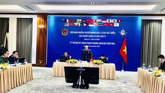 第17届亚洲海岸警备机构首脑会议以视频方式举行。（图片来源：越通社）