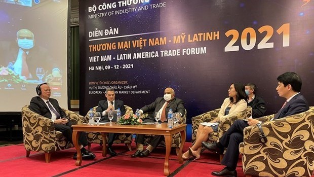 越南与拉美商务论坛场景。（图片来源：越南工贸部）