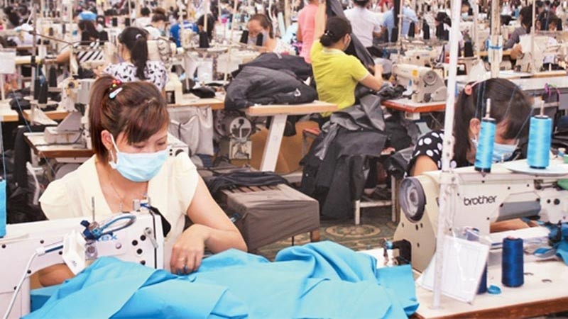 附图：越南纺织服装业出口准备“提速”。