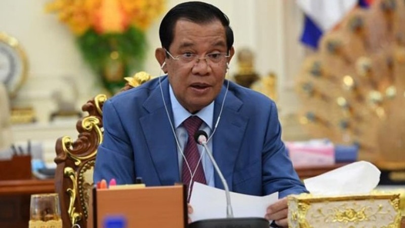 柬埔寨人民党主席、政府首相洪森。