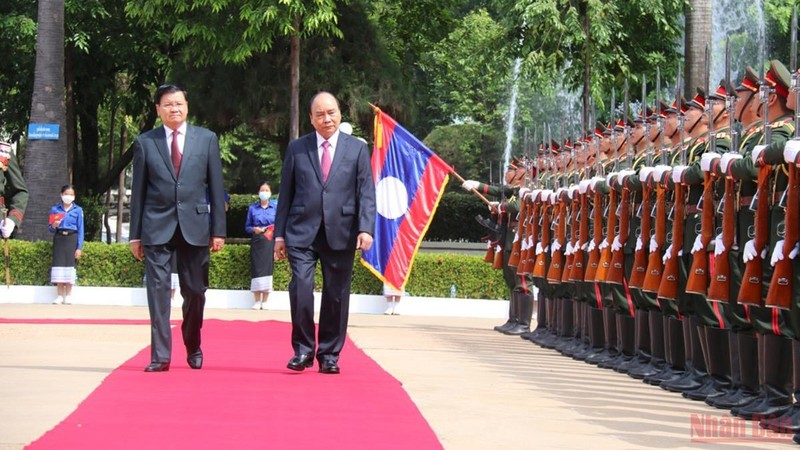 越南国家主席阮春福从2021年8月9日至10日对老挝进行正式访问。