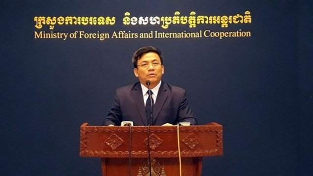 柬埔寨外交部发言人坤恩。