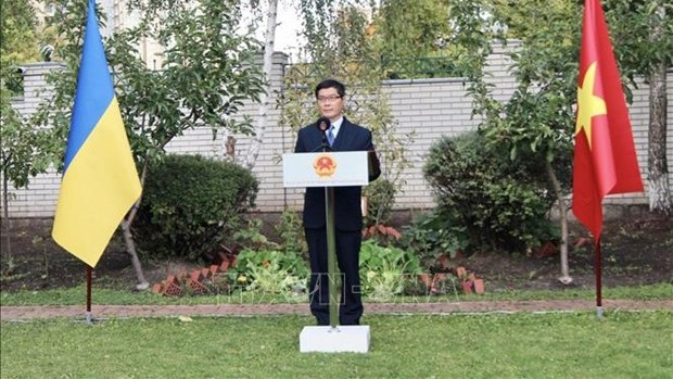越南驻乌克兰大使阮宏石。（图片来源：越通社）