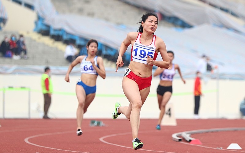 越南田径自信面向第31届东运会第一名。（叶叶 摄）