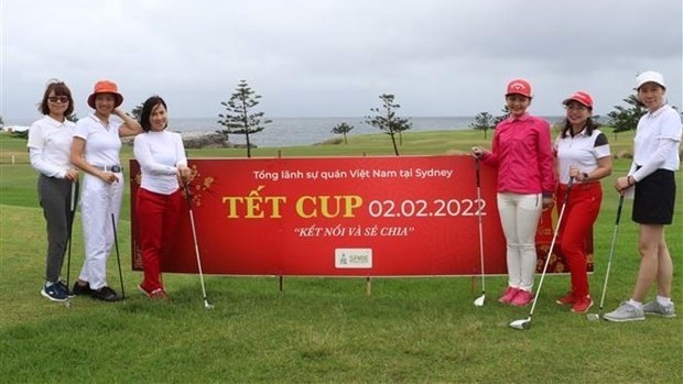 第一届“春节杯”高尔夫球锦标赛。（图片来源：越通社）