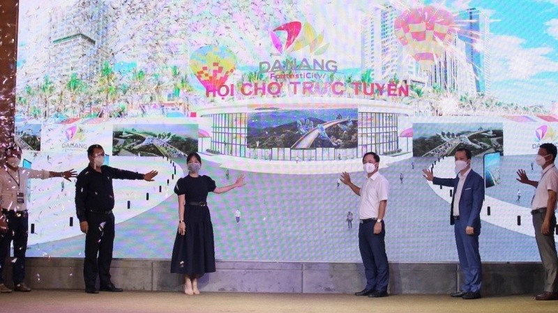 “2022年岘港梦幻城“在线旅游展开展仪式。（图片来源：人民报网）