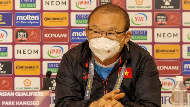 越南国家足球队主教练朴恒绪。
