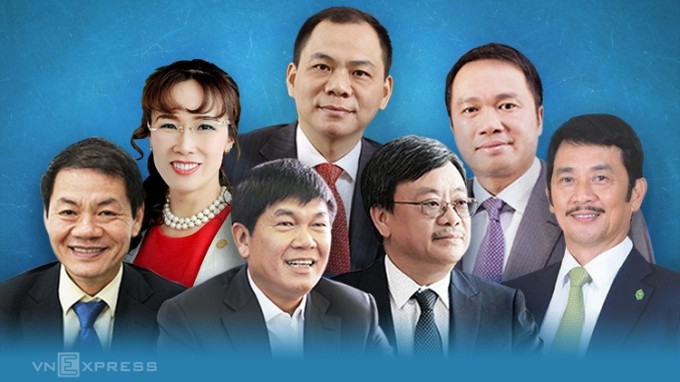 越南7名企业家荣登《2022年福布斯全球亿万富豪榜》。