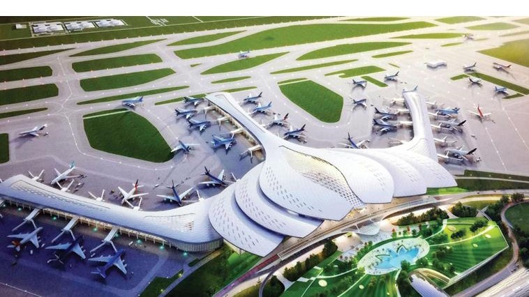 龙城国际航空港项目效果图。