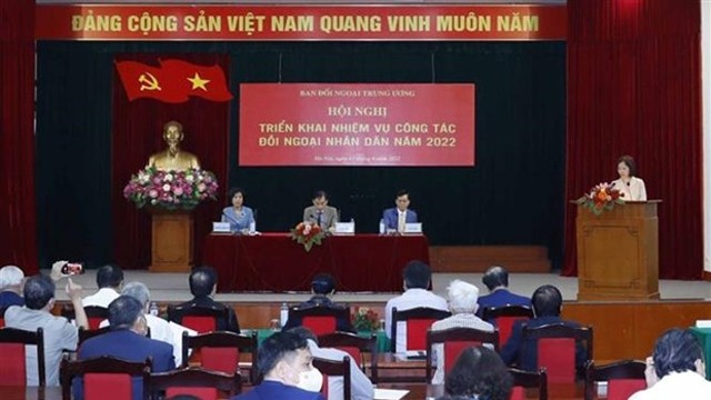 2022年民间外交工作任务部署会议现场。