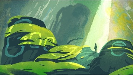 谷歌涂鸦推广越南山洞洞穴。