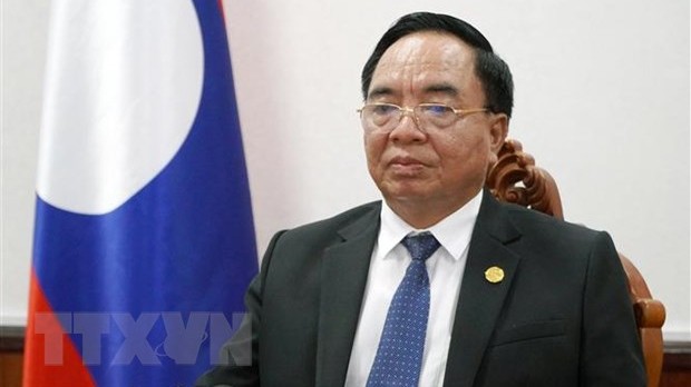 老挝计划投资部长Khamjane Vongxa接受了老挝和越南媒体的采访。