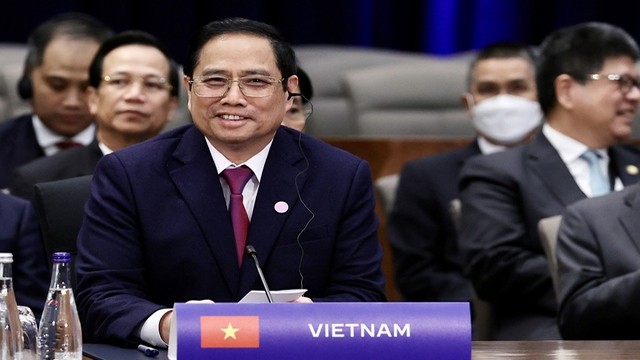 越南政府总理范明正出席东盟—美国特别峰会。（图片来源：VGP）
