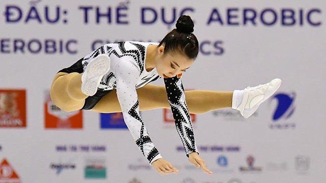 第31届东运会健美操运动员。