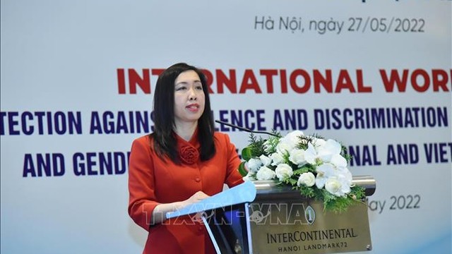 越南外交部部长助理、外交部发言人黎氏秋姮在致开幕辞。