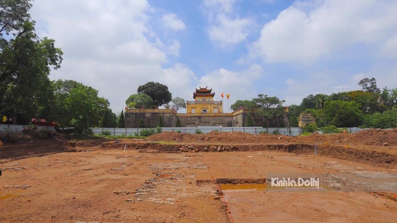 升龙皇城丹墀和御道新遗址出土。（图片来源：经济与都市报）