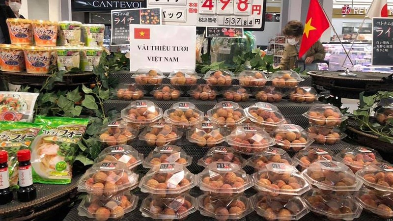 越南荔枝颇受日本消费者青睐。