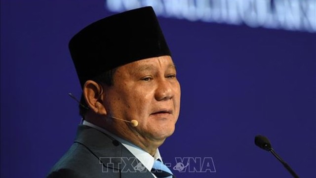 印度尼西亚国防部长普拉博沃·苏比安托。（图片来源：越通社）